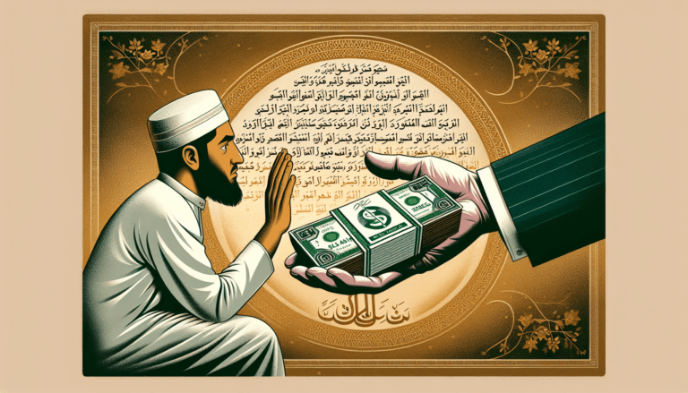 avoiding riba Islamic finance guide with Quran and modern banking symbols