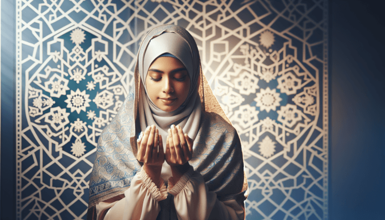 Duas for healing and well-being - Muslim woman supplicating for health