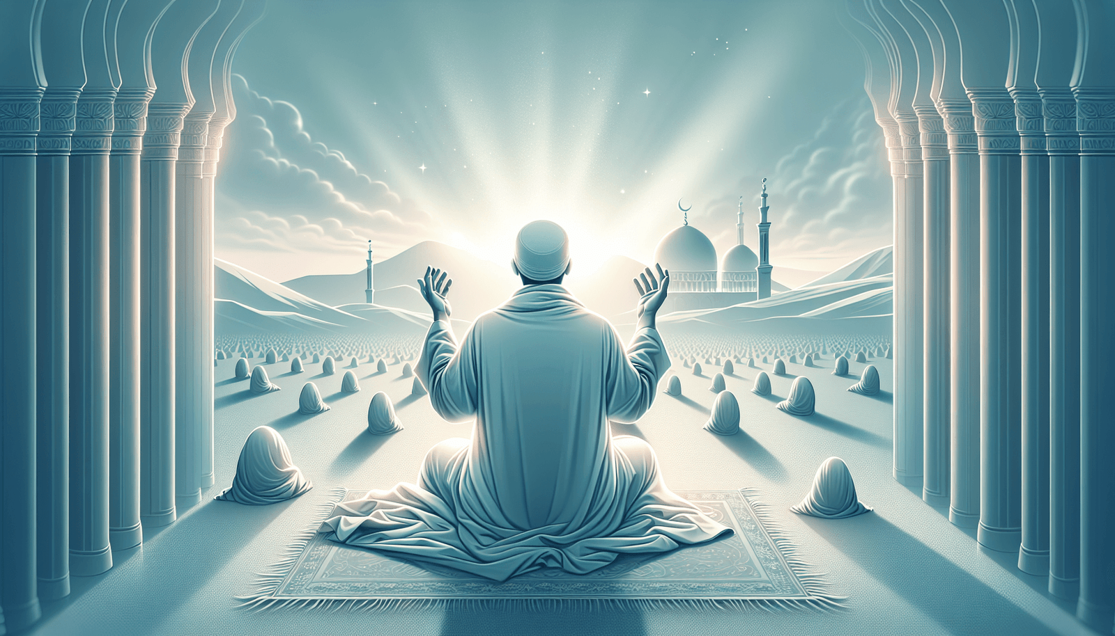 expressing gratitude through duas with raised hands in prayer