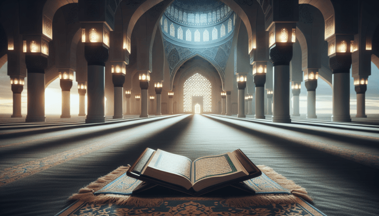 Prophet’s worship guide showing peaceful night prayer and Quran
