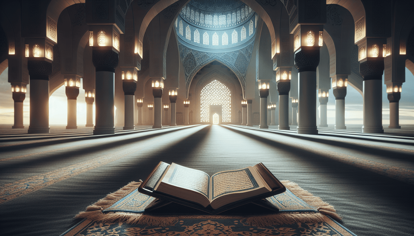 Prophet’s worship guide showing peaceful night prayer and Quran