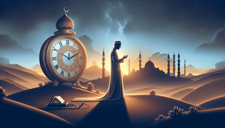 Time Management with Barakah - Islamic productivity and spirituality concept