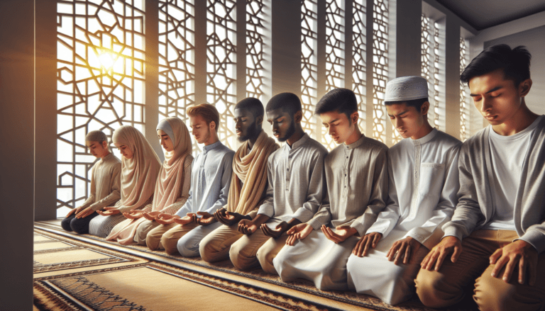 Young Muslims overcoming challenges facing Muslim youth through prayer and community