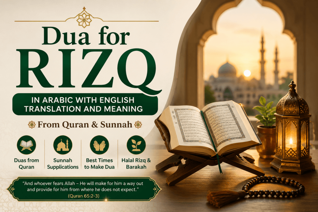 Dua for Rizq in Arabic with English Translation and Meaning 1 dua-for-rizq