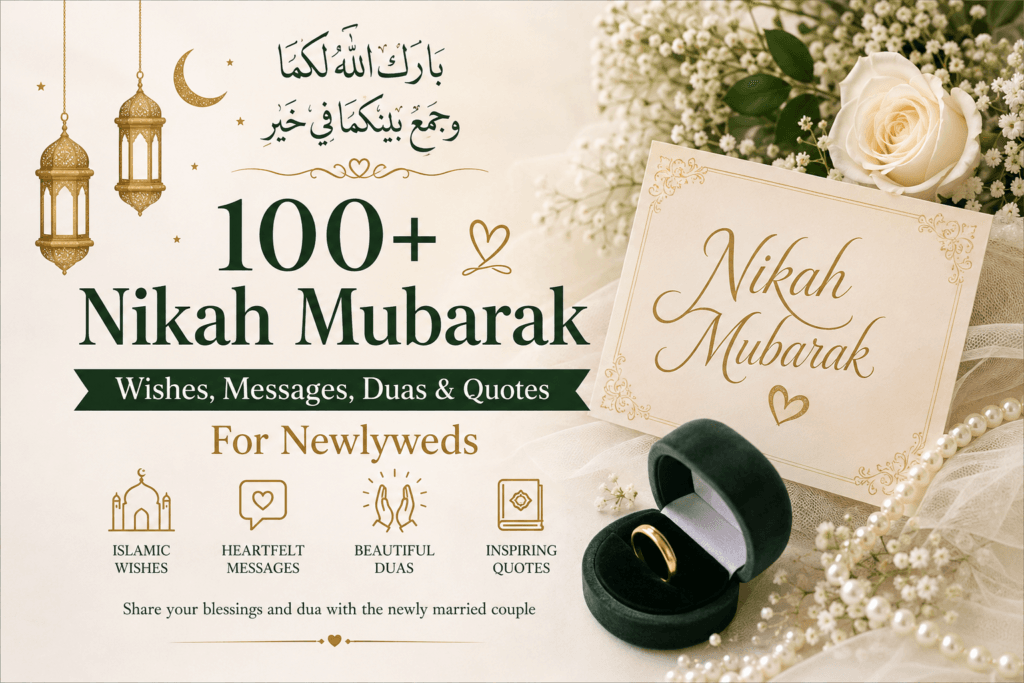 100+ Nikah Mubarak Wishes, Messages, Duas & Quotes for Newlyweds 1 nikah-mubarak-wishes